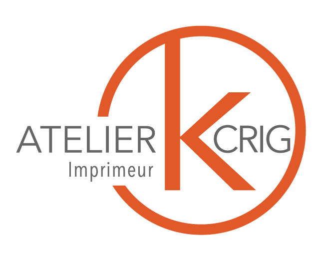 Logo Atelier K CRIG, imprimeur